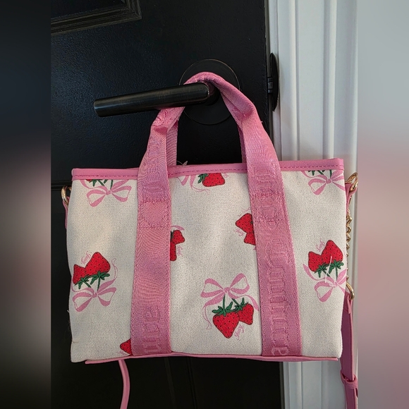 NWT Juicy Couture Juicy Festival Mini Bag - Cream Multi - Picture 5 of 6